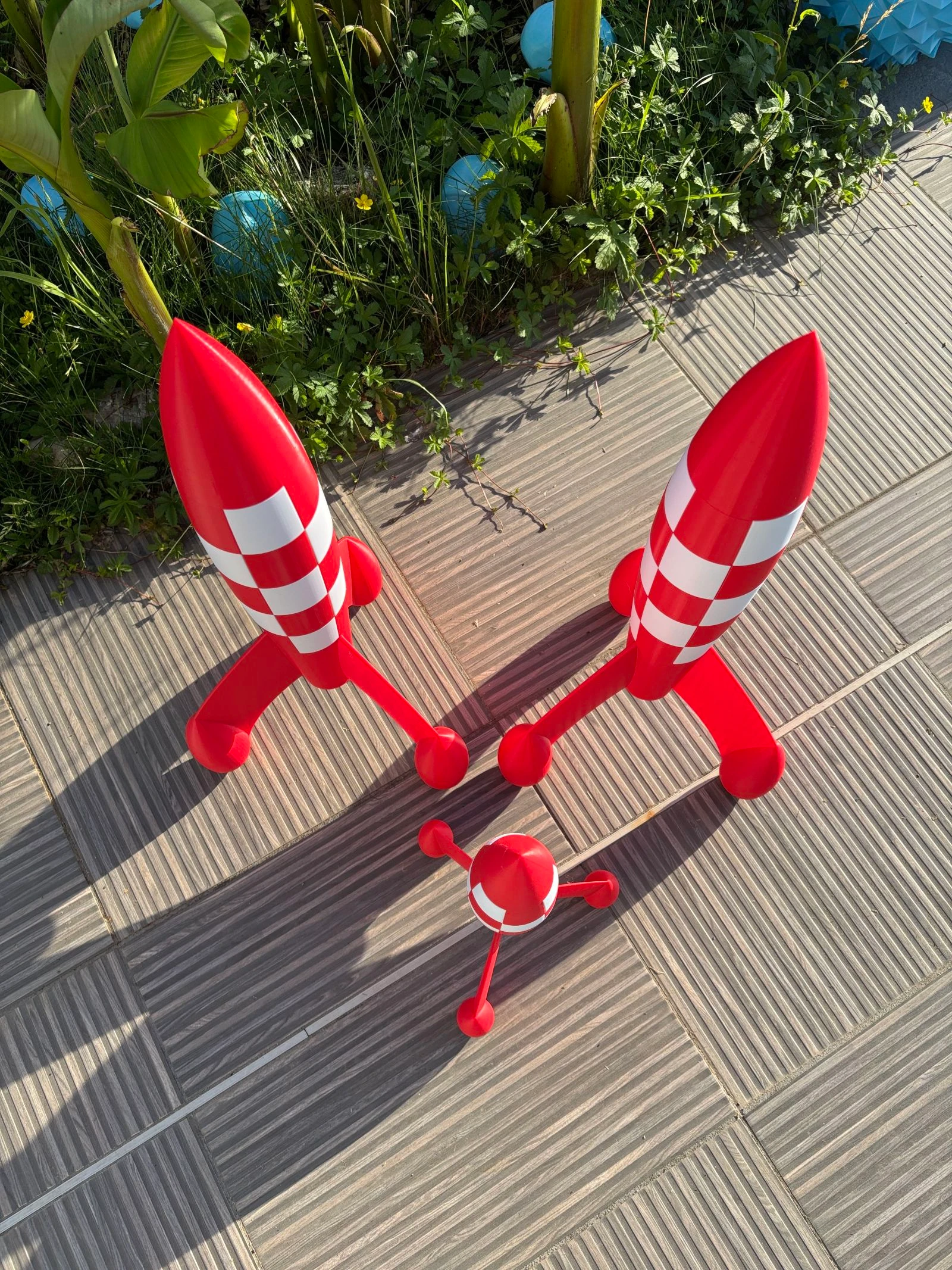 Très grande fusée tintin 64 cm🚀 – photo 5